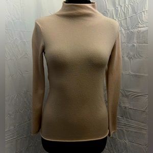Light weight, light pink turtleneck sweater